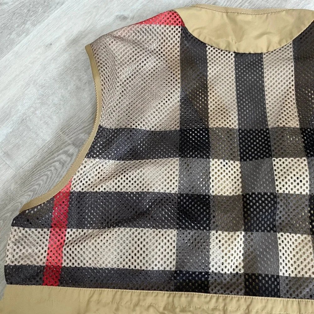 Burberry Fairfield Utility Vest NWT Archive Check Gilet Mens M 8041402 Designer